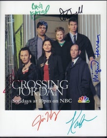 Crossing Jordan cast signed photo