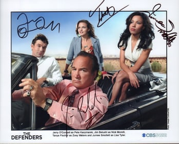 The Defenders cast signed photo