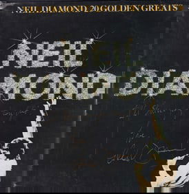 Neil Diamond rare signed concert program