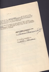 Samuel Goldwyn signed contract