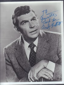 Andy Griffith signed photo