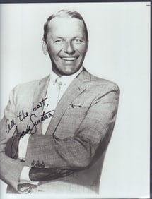 Frank Sinatra signed photo