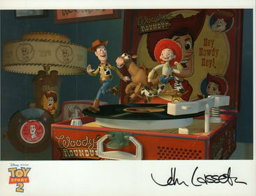 John Lasseter signed photo