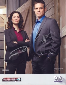 Warehouse 13 cast signed photo