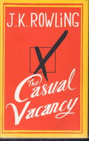 Casual Vacancy JK Rowling signed book