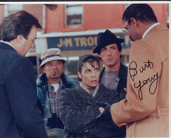 Burt Young Rocky signed photo
