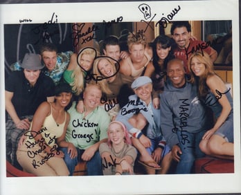 Big Brother Allstars signed cast photo