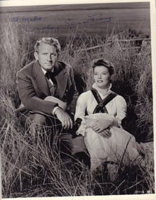 Spencer Tracy rare signed photo