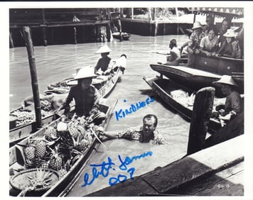 Clifton James James Bond signed photo