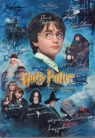 Harry Potter rare cast signed Japanese program for first film