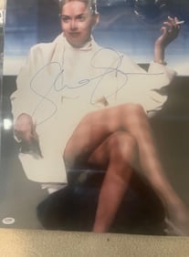 Sharon Stone 16x20 signed photo