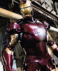 Robert Downey jr Iron Man signed photograph
