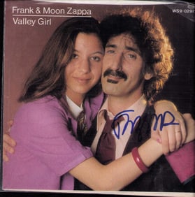 Frank Zappa rare signed record sleeve