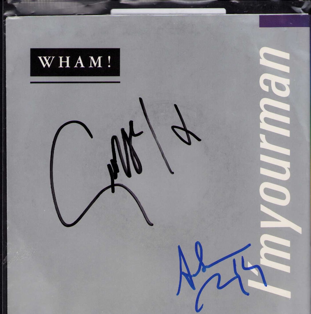 WHAM signed record sleeve (1 of 1)