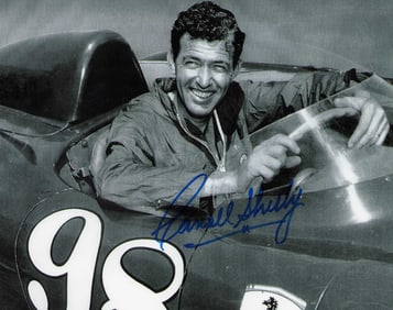 Carroll Shelby signed photograph