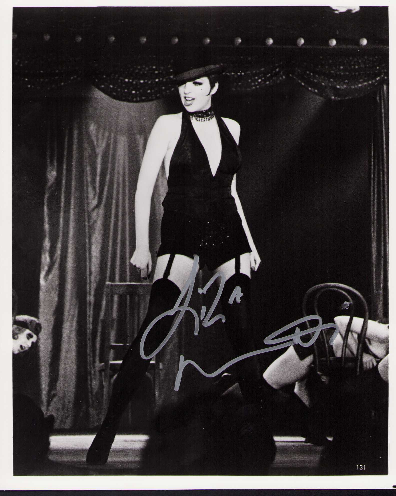Liza Minelli Cabaret signed photograph (1 of 1)