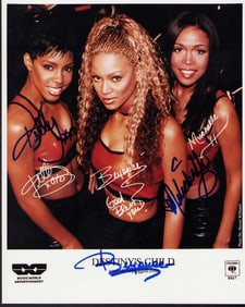 Destinys Child rare signed photograph