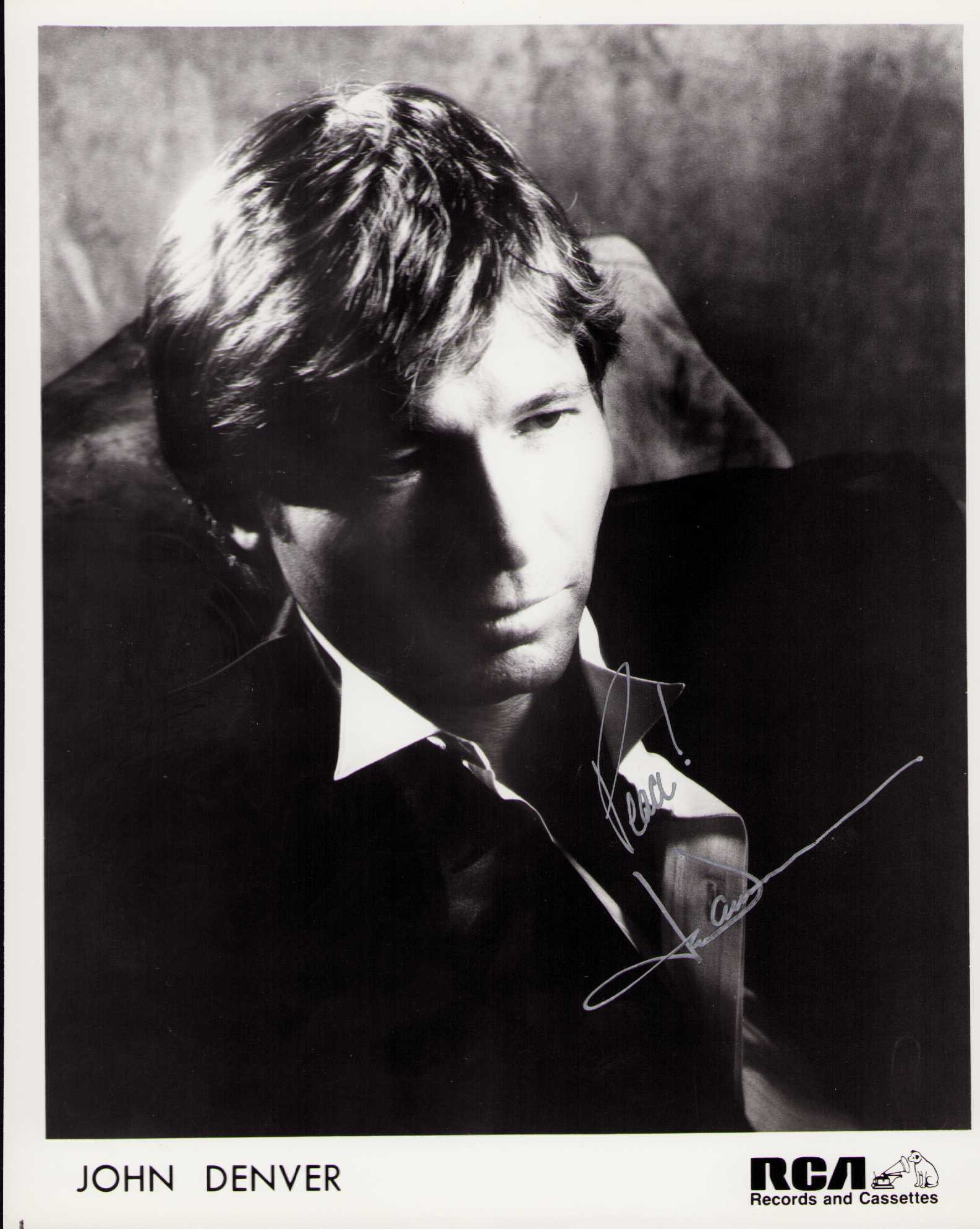 John Denver signed photograph (1 of 1)