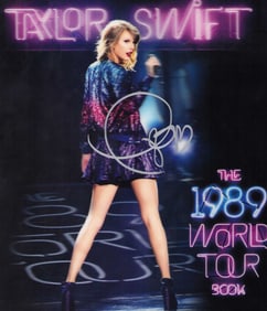 Taylor Swift signed concert program