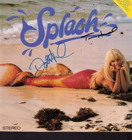 Splash Daryl Hannah signed record album