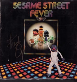 Muppets record album signed by Henson and Oz