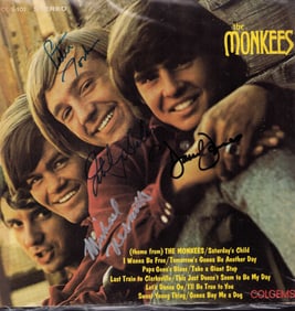 The Monkees signed record album