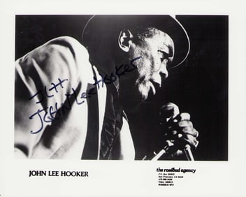 John Lee Hooker signed photograph