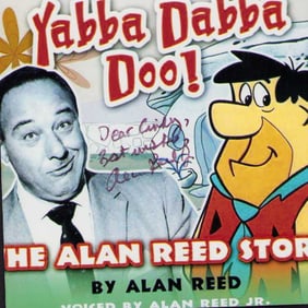 Alan Reed Jr rare Fred Flintstone signed item