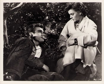 James Dean rare signed photograph