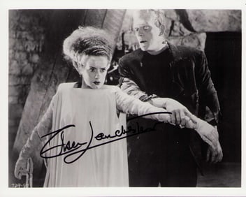 Elsa Lanchester Bride of Frankenstein signed photograph