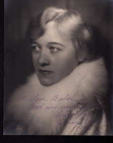 Louise Dresser signed photograph
