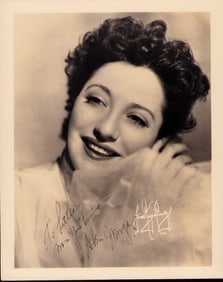 Helen Morgan signed photograph