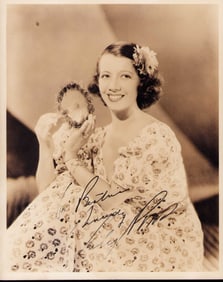 Lily Pons signed photograph