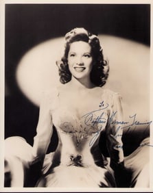 Dinah Shore signed photograph