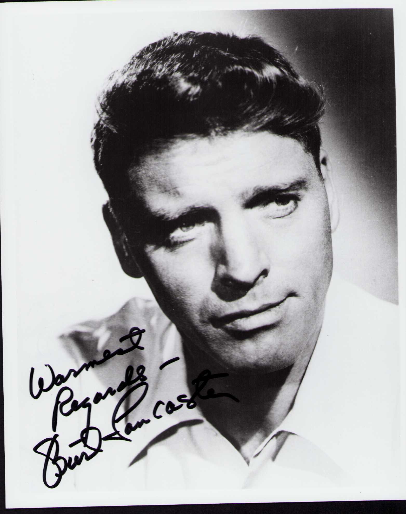 Burt Lancaster signed photograph (1 of 1)