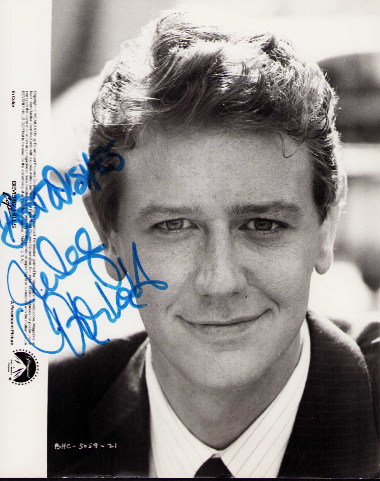 Judge Reinhold signed photograph (1 of 1)