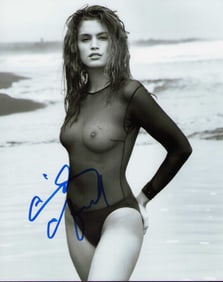 Cindy Crawford signed photograph