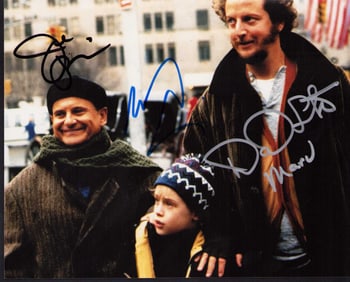 Home Alone cast signed photograph