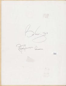 QUEEN signed page
