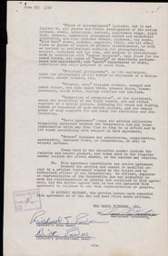 Dick Powell contract signed