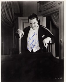 Bela Lugosi Dracula signed photograph