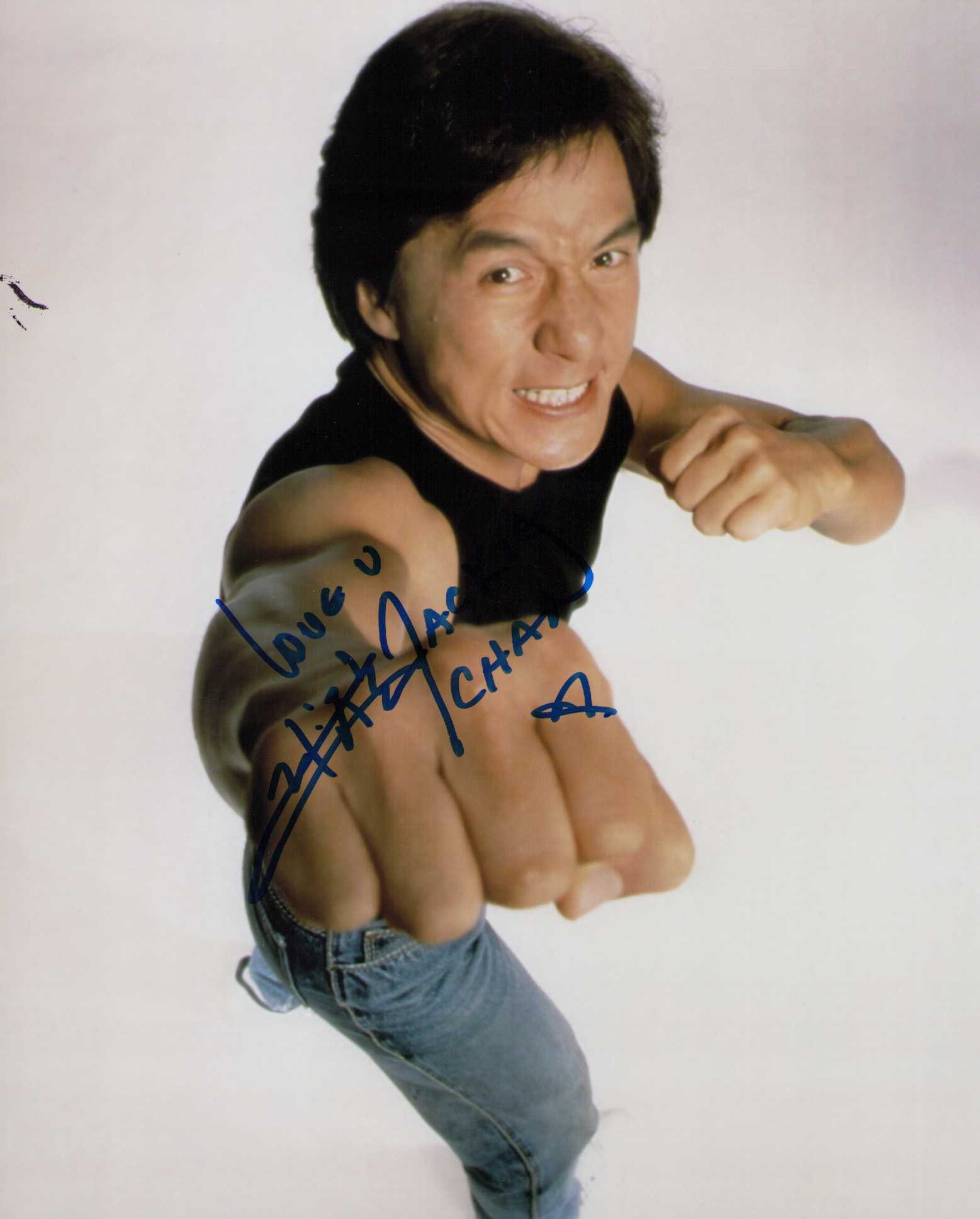 Jackie Chan signed photograph (1 of 1)