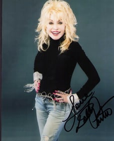 Dolly Parton signed photograph