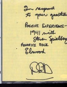 Dan Aykroyd rare handwritten letter signed with great content