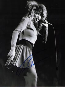 Tina Turner signed photograph