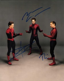 Spidermen rare signed photograph