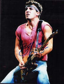 Bruce Springsteen signed photograph
