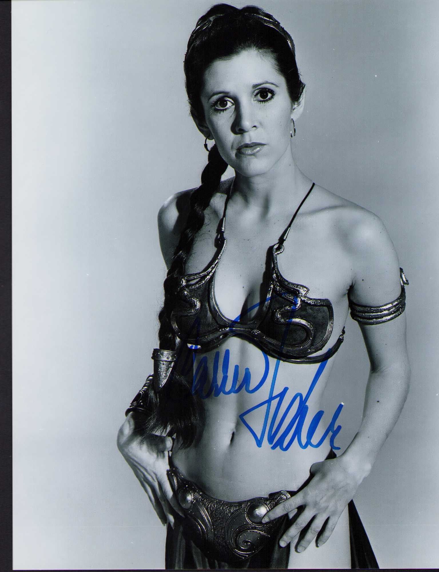 Carrie Fisher Star Wars sexy signed photograph (1 of 1)