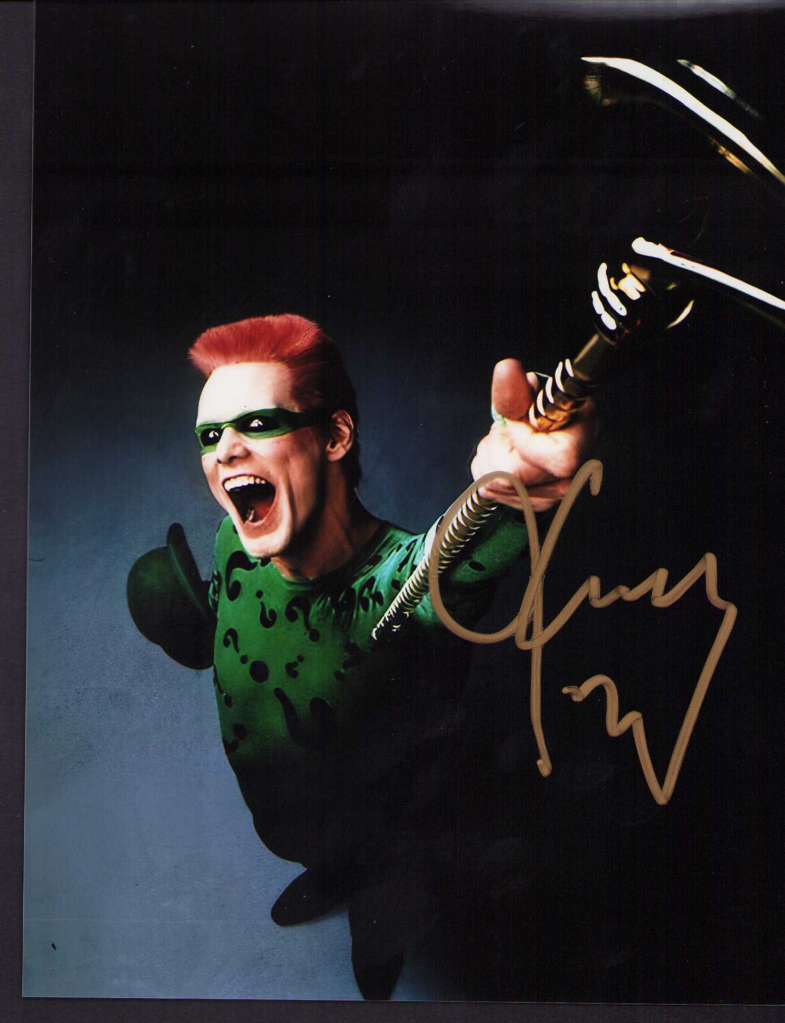 Jim Carrey Batman signed photograph (1 of 1)
