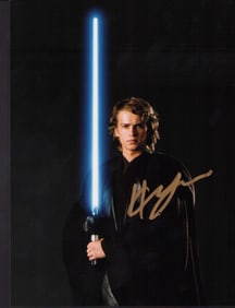 Hayden Christensen signed Star Wars photograph